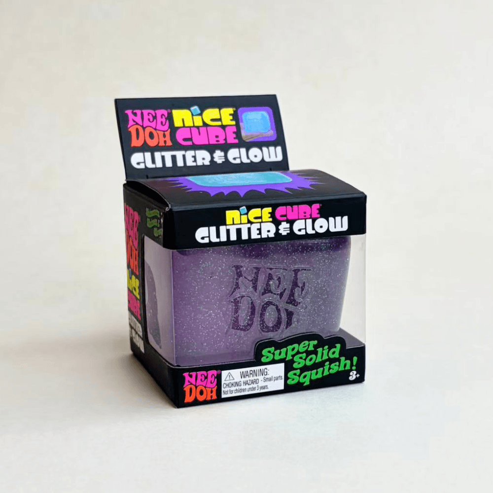 NeeDoh Nice Cube Glitter & Glow