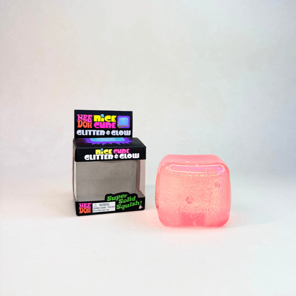 NeeDoh Nice Cube Glitter & Glow