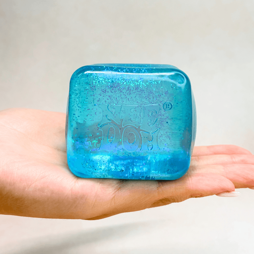 NeeDoh Nice Cube Glitter & Glow