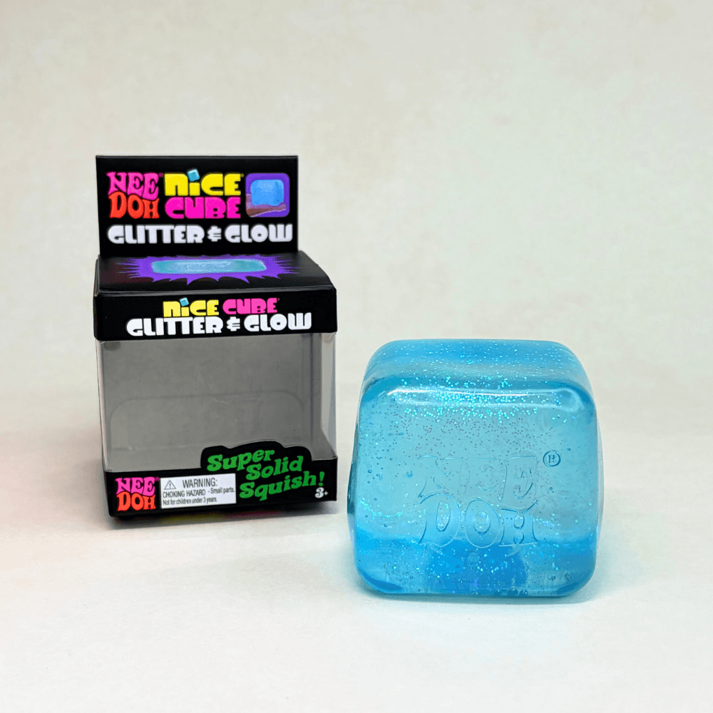 NeeDoh Nice Cube Glitter & Glow