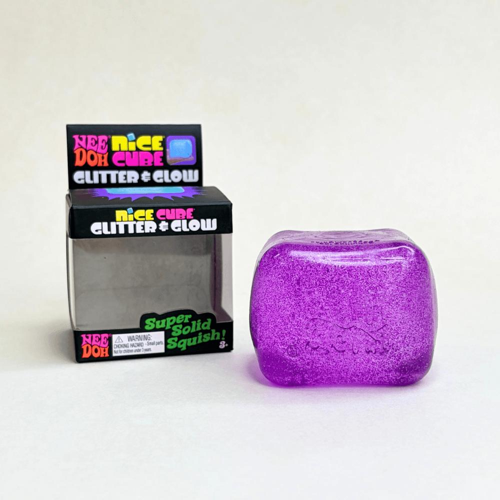 NeeDoh Nice Cube Glitter & Glow