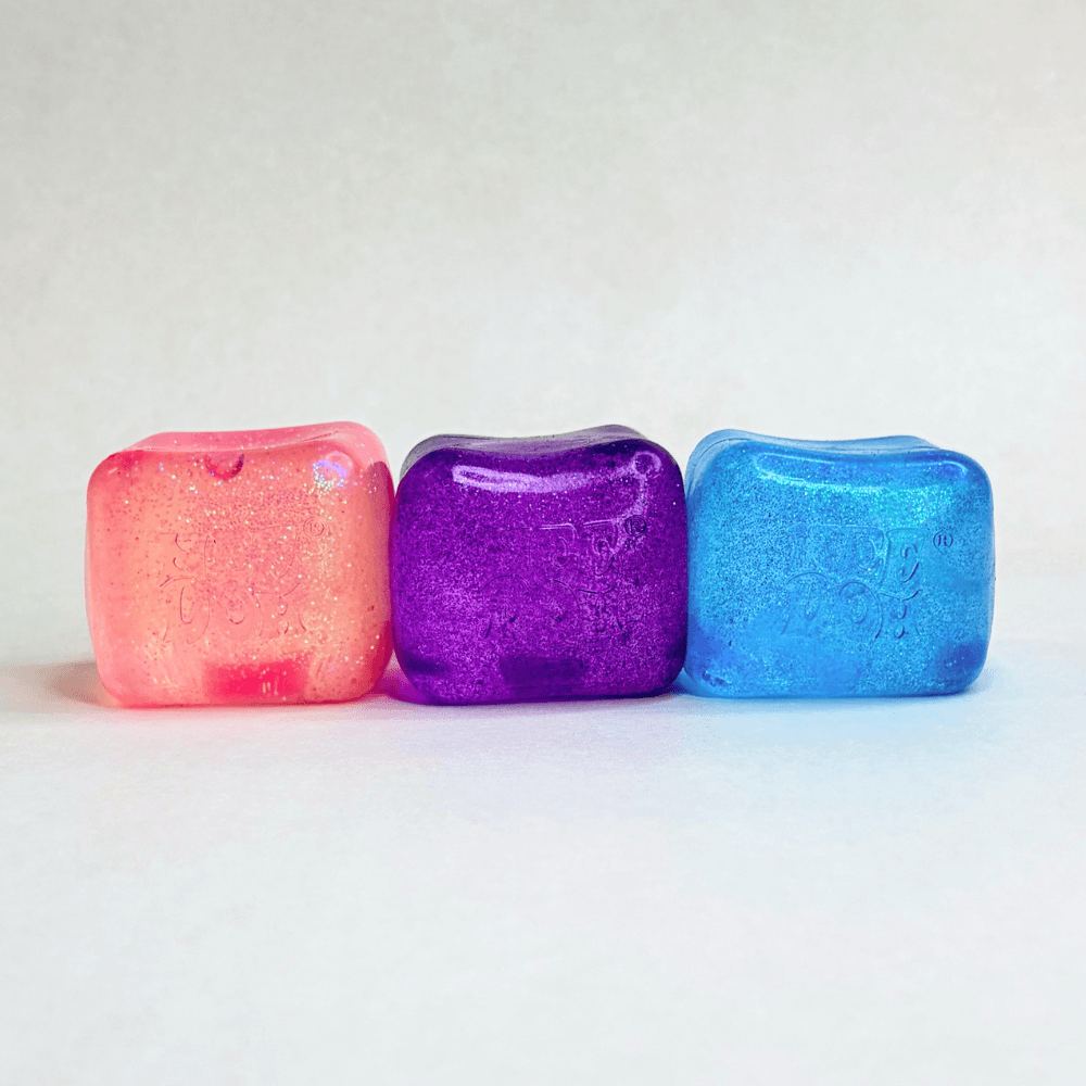 NeeDoh Nice Cube Glitter & Glow