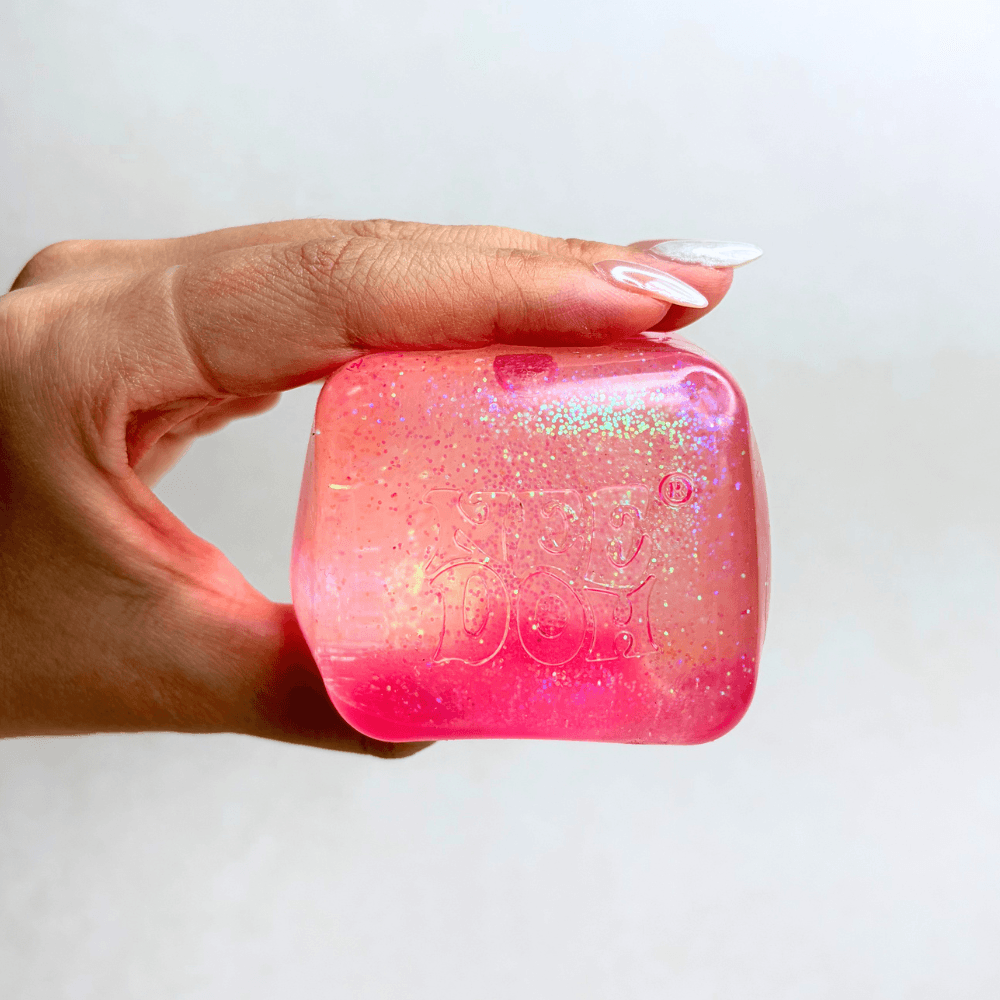 NeeDoh Nice Cube Glitter & Glow